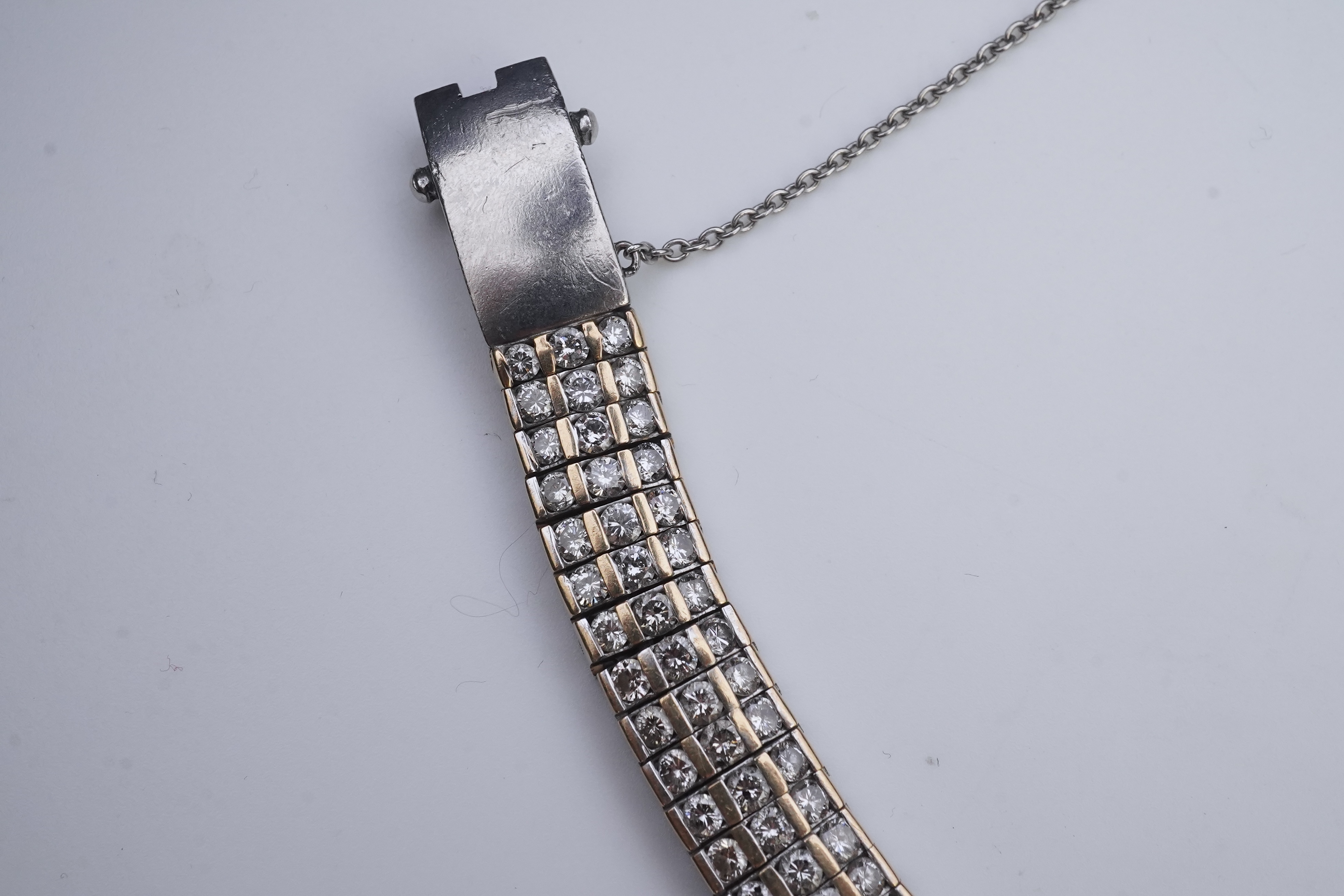 A diamond bracelet